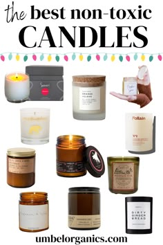 11 non-toxic candles brands Toxin Free Candles, Non Toxic Brands, Toxic Free Home, Non Toxic Cleaning, Non Toxic Candles, Non Toxic Products, Non Toxic Living, Clean Candles, Nontoxic Candles