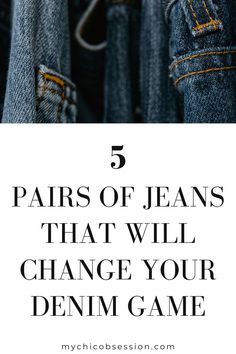 Searching for a pair of jeans for your fall outfits that you'll love and know will last? Everlane's denim is tried and trusted. Here is a list of 5 pairs of jeans from Everlane that will change your denim game! Everlane Jeans, Fashion Capsule Wardrobe, Perfect Denim, French Beauty, Fashion Capsule, Simple Tees, Spring Street Style, Wardrobe Style, Style Mistakes