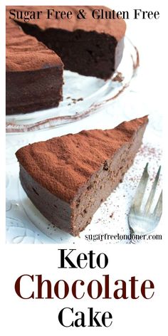 a piece of chocolate cake sitting on top of a white plate