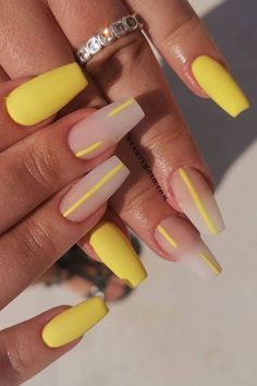 Pop Art Nails, Nagel Tips, Summer Acrylic Nails, Coffin Nails Designs, Classy Nails, Pretty Acrylic Nails