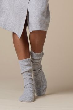 Whether for yourself or your best friend, these 100% cashmere socks make the perfect gift for getting cozy after a long day. High Fashion Handbags, Sleep Socks, Pilgrim Jewellery, Hue Leggings, Minnie Rose, Cashmere Socks, Wax Hair Removal, Laser Skin, Professional Skin Care Products