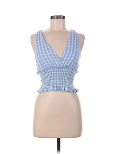 Japna Sleeveless Top Size: Medium Blue Tops - used. 100% RAYON, Sweetheart, | Japna Sleeveless Top Blue Sweetheart Tops - Used - Size Medium Fitted Sleeveless Blouse Halter Top For Vacation, Fitted Sleeveless Halter Top For Vacation, Cute Blue Sleeveless Tank Top, Blue Fitted Camisole Halter Top, Cute Sleeveless Halter Top For Beach, Cute Sleeveless Halter Top For Spring, Cute Halter Top For The Beach, Cute Sleeveless Crop Top, Cute Fitted Sleeveless Crop Top