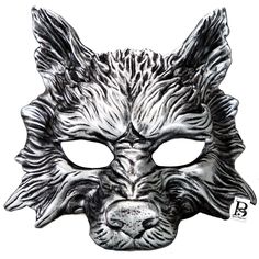 a mask with an animal's face painted on it