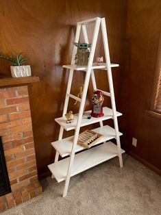 A Frame Floor Shelf - Etsy Floor Shelf, A Frame, Project Ideas, Bookshelves, Shelves, Flooring, Frame, Ships