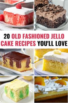 the top 20 old fashioned jello cake recipes you'll love to bake