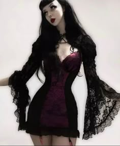 Vampire Dresses Aesthetic, Gothic Wardrobe Outfit, Gothic Vampire Clothes, Vampire Gothic Fashion, Vampiric Goth Outfits, Goth Prom Aesthetic, Vamp Dress Aesthetic, Vampiric Dress, Vampire Prom Outfit