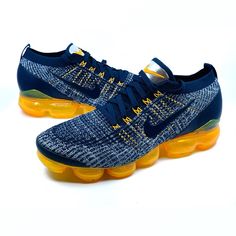 New Without Box Nike Air Vapormax Flyknit 3 “College Navy Orange” Size 11 Check Out My Closet For More Nike Adidas Air Max 270 90 95 97 270 720 Vapormax Air Force 1 Nike Air Vapormax Flyknit 3, Vapormax Nike, Nike Air Vapormax Flyknit, Nike Vapormax, New Nike Air, Air Max 270, Mens Boots Fashion, Nike Air Vapormax, Hoka Running Shoes