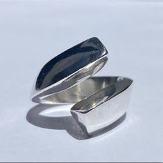 Unique 925 Sterling Silver Overlap Design Band Ring Very Thick But Comfortable For Possible Every Day Wear Ring Is Size 6.25 Total Weight Is 11.0 Grams Stamped “925” Ring Has Been Professionally Cleaned And Polished (Minor Scuffs And Dings, Hardly Noticeable) Pictures Are Part Of The Description So Please Take A Look And Feel Free To Ask For More Pics/Information $$ Reasonable Offers Welcome ** No Trades ** Thanks For Taking A Look And Happy Poshing 925 Ring, Ring Color, Womens Jewelry Rings, Band Ring, Band Rings, Product Description, 925 Sterling Silver, Take That, Women Jewelry