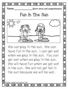 a coloring book with the words fun in the sun on it and an image of two children