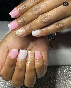 @princesssaucey Shorties Nails Black Women, Graduation Nail Inspo Short, Dope Nail Designs Classy Short Acrylic, Short Bday Nails, Small Acrylic Nails, Extra Short Acrylic Nails, Nail Compilation, Gel Toe Nails, Spring Acrylic Nails