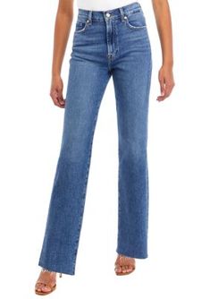 Refresh your denim drawer with the Logan Stovepipe Jeans from 7 For All Mankind. | 7 For All Mankind Women's Logan Stovepipe Jeans, 26 Stovepipe Jeans, For All Mankind, 7 For All Mankind, Cotton Spandex, Clothes For Women, Clothes