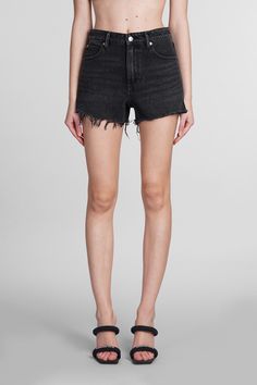 Black Denim Shorts Zegna Shoes, Street Chic, Yoga Wear, Black Denim Shorts, Dress Codes, Alexander Wang, Evening Wear, Short Pants, Black Denim