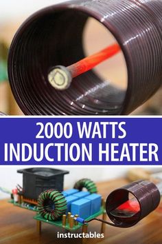 an electronic device with the words 200 wattts induction heater on top and below it