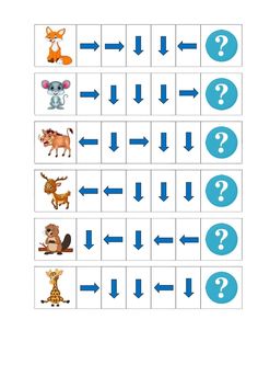 the worksheet is filled with different animals