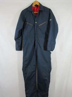 "Vintage OshKosh B'Gosh Sanforized Union Made Mechanic's Coveralls, Men Size label is missing. Have some general wear. Approx. 19\" pit to pit, 34\" waist, 55\" total length and 29\" inseam." Mechanic Jumpsuit, Mechanic Coveralls, Vintage Oshkosh, Union Made, Car Mechanic, Size Label, Matching Sets