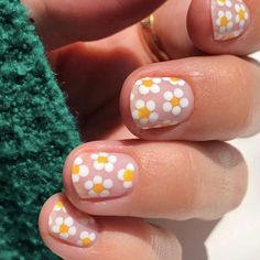 Cutest Nails, Uñas Aesthetic, Uñas Ideas, Sunflower Nails, Manicure Nail Designs, Pretty Nail Art Designs, Pretty Nail Art, Trendy Nail Art, Birthday Nails