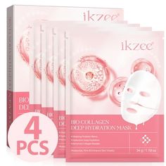 Ikzee Bio Collagen deep mask is crafted to offer a luxurious care that harnesses the potent benefits of probiotics, enhancing skin vitality and promoting a healthy, radiant complexion. Infused with hyaluronic acid, it deeply moisturizes for a visibly plump, youthful appearance. Additionally, collagen works to strengthen and firm your skin, diminishing the look of fine lines and wrinkles. Complemented by a blend of plant essences, it creates the ideal formula for achieving radiant and youthful sk Nadinola Fade Cream, Fade Cream Dark Spots, Collagen Face Mask, Hydrating Face Mask, Collagen Booster, Skin Structure, Cream Cleanser, Brighten Skin Tone, Effective Skin Care Products