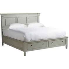 Summer Hill - French Gray Storage King Bed Storage Bed Queen, King Storage Bed, Storage Platform Bed, Grey Storage, Storage Platform, Grey Panels