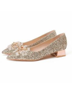 Crystal Thick Heel Shoes Bride Shoes Thick Heel Shoes, Shoes Bride, Floral Two Piece, Push Up Swimsuit, Crystal Shoes, Pointed Heels, Thick Heel, Bride Shoes, Pink Midi Dress