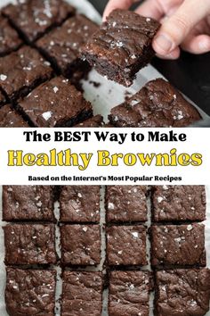 the best way to make healthy brownies