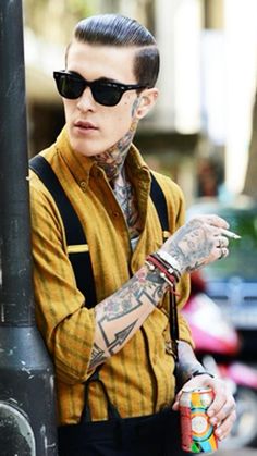 Rockabilly Looks, Travis Barker, Poses References, Rockabilly Fashion