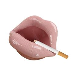 Creative Design: Emphasize the distinctive sexy lips design that appeals to those interested in unique and artistic home decor. ALHF Color: Pink | ALHF Ashtray red / in Pink | Wayfair Funky Eclectic Decor, Ceramic Ashtray, Purple Lips, Fantasy Gifts, Christmas Gifts For Boys, Lip Shapes, Ash Tray, Gift Finder, Pink Brand