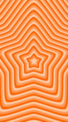 an orange and white background with wavy lines