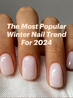 Get Ready For Best New Year's Eve Nails - Hailey Bieber Nails -> Read More. Hailey Bieber Glazed Nails, Glazed Nails, Hailey Bieber Nails, Bieber Nails, Natural Nails Manicure, New Years Eve Nails, Short Gel Nails, Gold Glitter Nails, Nails White