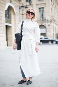 Dress With Pants Underneath, Skirts With Pants, Dress With Pants, H&m Trousers, Fashion Gone Rouge, Popsugar Fashion, Street Style Summer