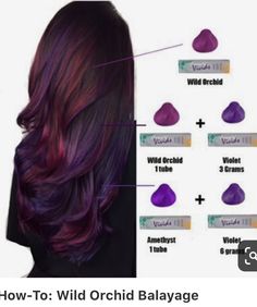 Pravana Hair Color, Balayage Fall, Wine Hair Color, Wine Hair, Hair Color Unique, Hair Color Formulas, Red Fall, Hair Color Purple