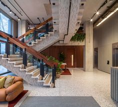 Squire and Partners unveils renovation of brutalist offices in London