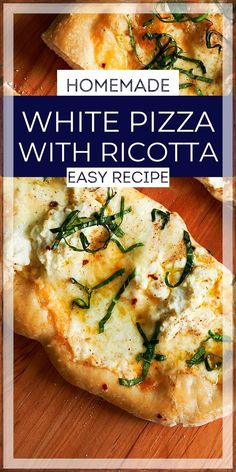 homemade white pizza with ricotta easy recipe