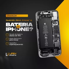 an advertisement for the iphone is shown in spanish