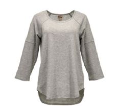 Como Vintage Women's 3/4 Sleeve Popover Tunic Como Vintage Women's 3/4 Sleeve popover tunic is the core basic you have been looking for! It's made up of our comfy and lightweight French terry fabrication. It has a soft hand feel and perfect for on the go activities! 3/4 sleeve length Tunic body length Lightweight French Terry Fabrication