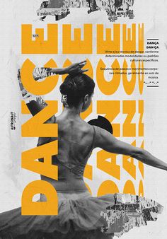 a poster with an image of a ballerina and the words dance now day on it