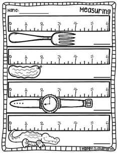 a ruler with measuring tools on it, and the words measure are in black and white