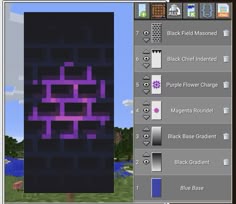 an image of a computer screen with the text block finder in purple on it