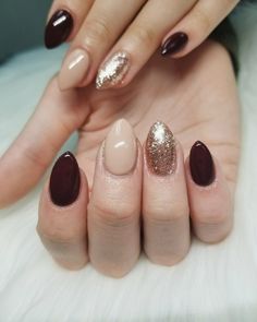 November Manicure, November Nails Fall Acrylic, November Nails Colors, November Nails Fall, November Nail, November Nail Designs, Nails November, Autumn November