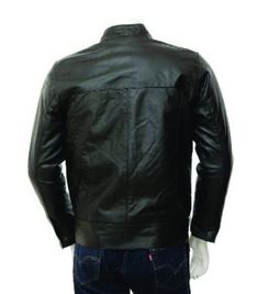 BLACK LEATHER JACKETS FOR MENS | BLACK JACKETS USA, Canada, UK, & Australia Celebrities Leather Jacket