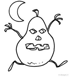 a black and white drawing of a cartoon character with an evil look on his face