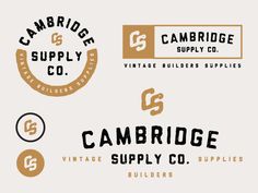 the logos for cambridge supply co