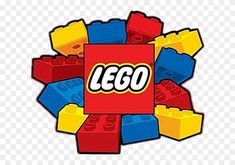 the lego logo is made out of colorful blocks