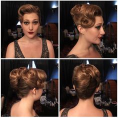 Vintage Hair Styles, Hairstyle 1940, Miss Victory Violet, Victory Violet, Vintage Curls, Work Hair, Formal Hair, Short Sassy Hair, Dance Hairstyles