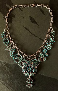 necklace/bracelet gallery — Susan Backus Monarch Wedding, Southwest Fashion, Turquoise Necklaces, Squash Blossoms, Turquoise Jewellery