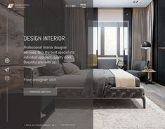 an image of a modern bedroom with black and white decor