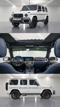 Mercedes G 63 Double Night Package White Mercedes G Wagon Interior, White G Wagon, G Wagon Interior, G Wagon Amg, Black G Wagon, G 63 Amg, G 63, Stuff To Buy, Cars Accessories