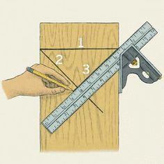 a hand holding a ruler and measuring it with a pair of scissors in front of them