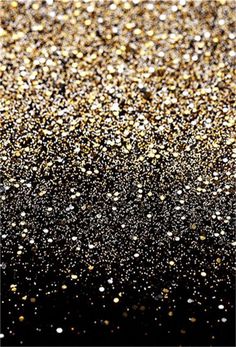 black and gold glitter background with white dots