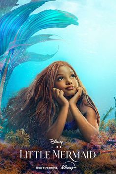 the little mermaid movie poster is shown