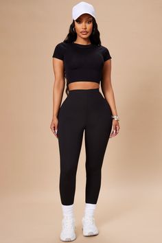 On The Daily Leggings - Black | Fashion Nova, Leggings | Fashion Nova Fashion Nova Outfits, Bra Dress, 1 Piece Swimsuit, Womens Loungewear, Black Swimsuit, Swimwear Fashion, White Fashion, Rompers Women, Outfits Casuales